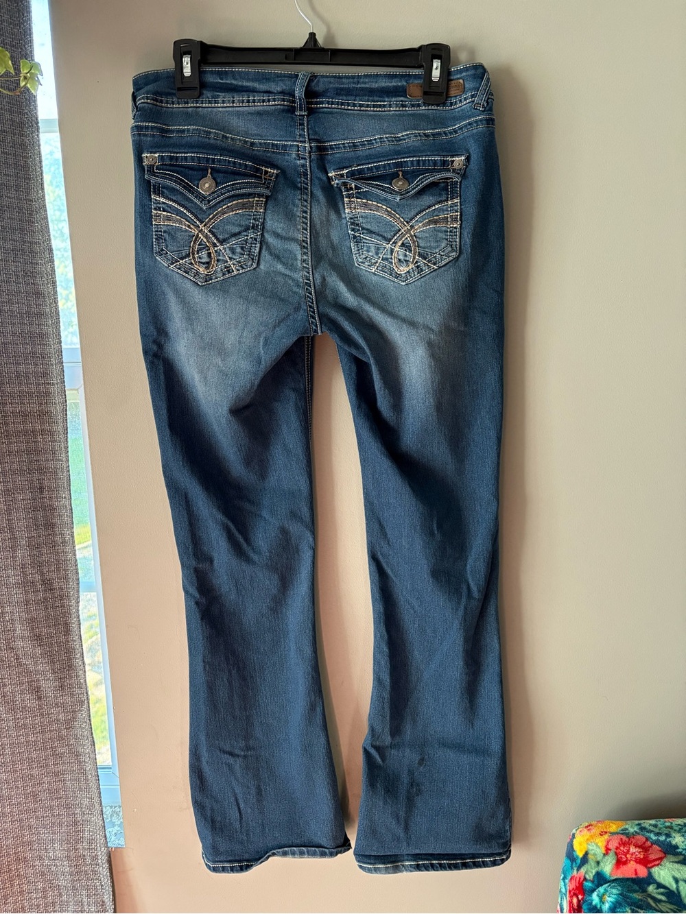 Wallflower Women's Dark Blue Bootcut Jeans - Picture 2 of 5